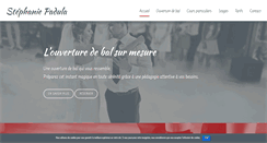 Desktop Screenshot of cours-particulier-danse.com